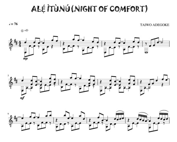 Alẹ́ Ìtùnú (Night of Comfort) - Image 2
